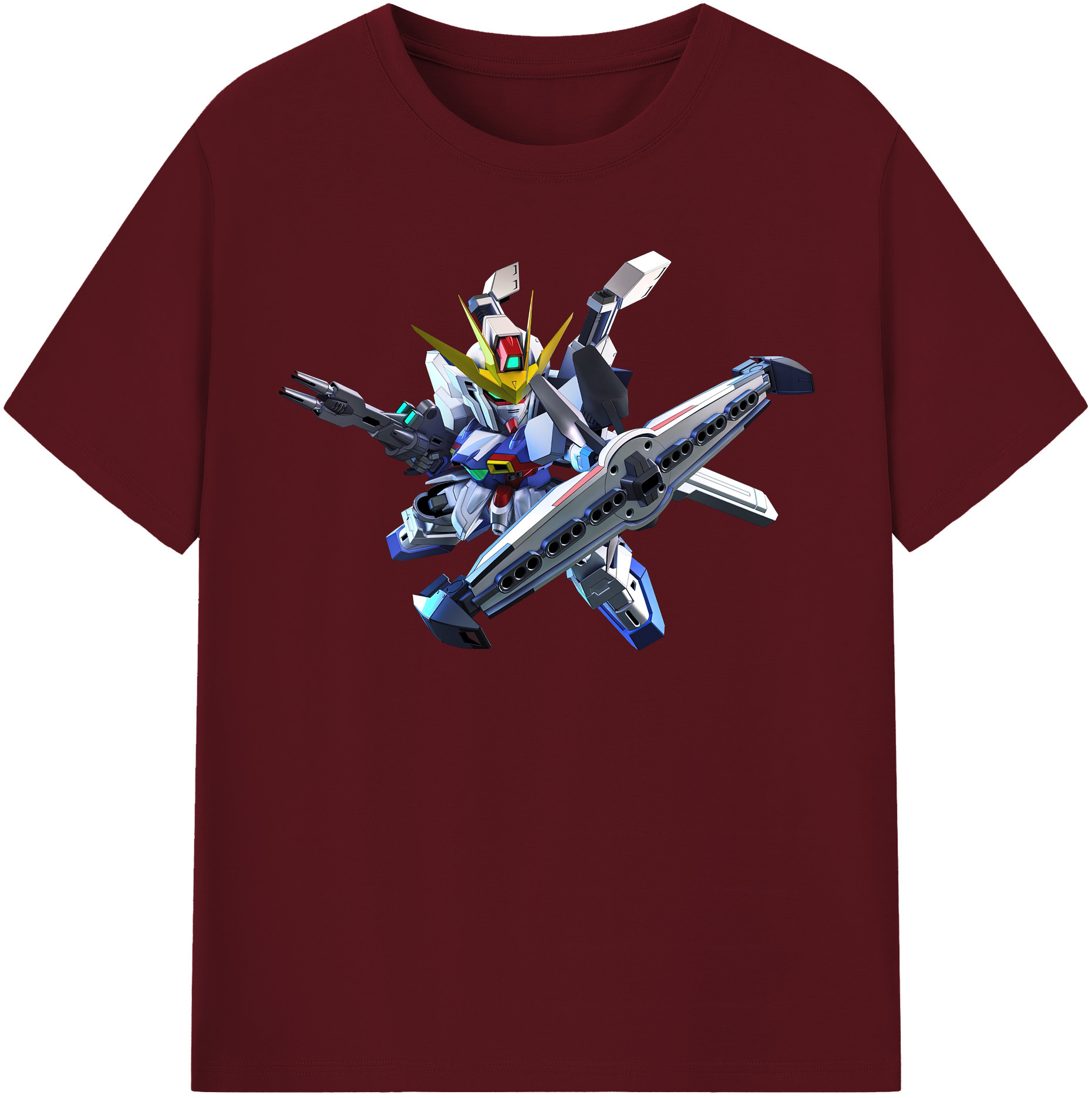 （画像用） 機動戦士ガンダム Mobile Suit Gundam 綿100％半袖Tシャツ（フロントプリント）